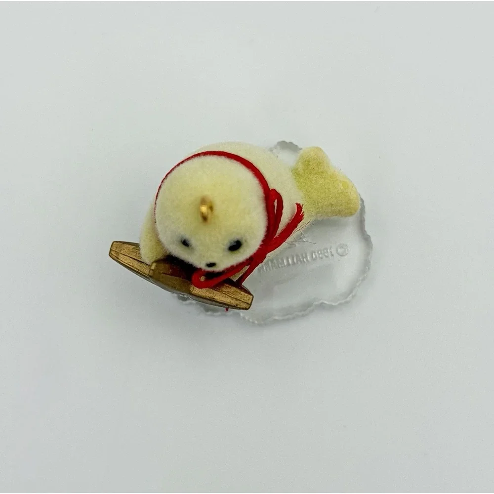 Hallmark Keepsake Ornament 1990 Little Frosty Friends Little Seal Miniature VTG